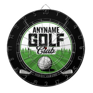 Tabla Dardos Jogador do Clube Golf Pro Golf, nome personalizado