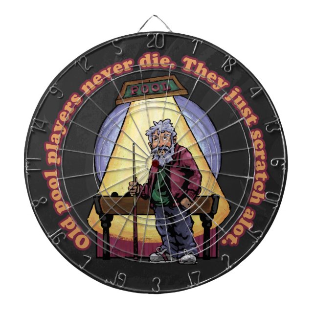 Tabla Dardos Jogadores antigos de Piscina (Frente)