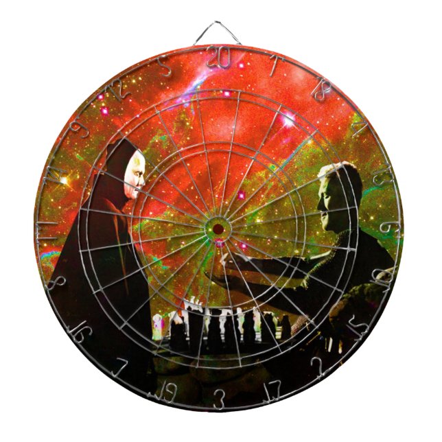 Tabla Dardos Jogando xadrez com a morte (Frente)