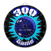 Jogo da boliche 300, com data, dartboard com dardo