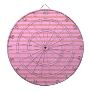 Tabla Dardos Jogo Dartboard Stripe Rosa