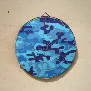 Tabla Dardos Jogo de Camuflagem Azul Multiazul