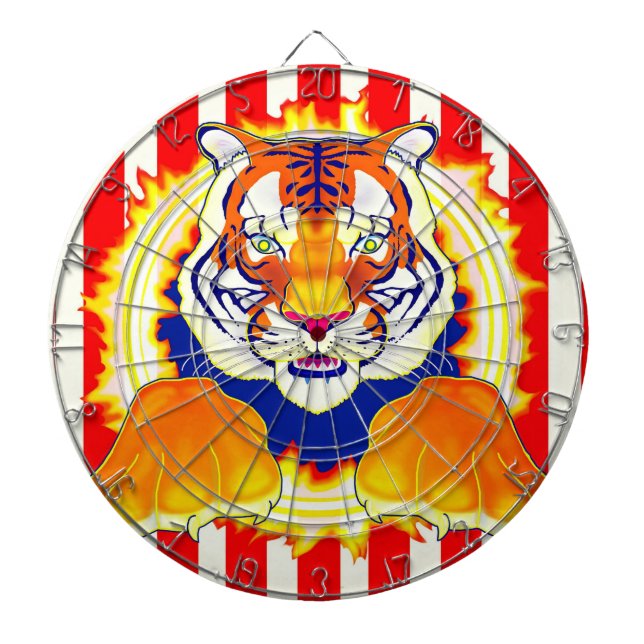 Tabla Dardos Jogo de prancheta do Circus Tiger (Frente)
