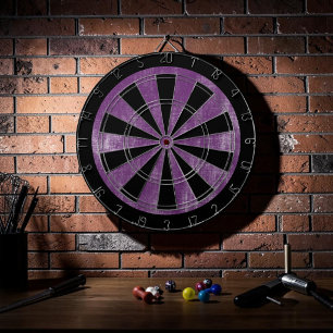 Tabla Dardos Jogo Roxo Grunge Personalizado