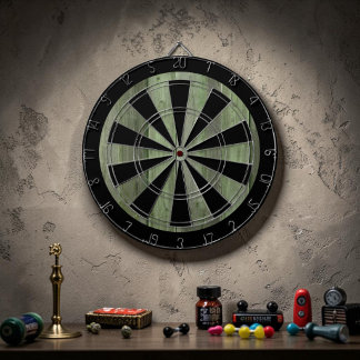 Tabla Dardos Jogo Verde Grunge Personalizado