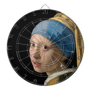 Tabla Dardos Johannes Vermeer - Rapariga com um Ouriço de Pér