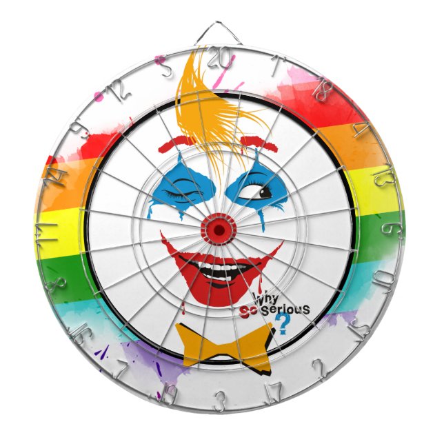 Tabla Dardos Joker face Creative Dart Board (Frente)
