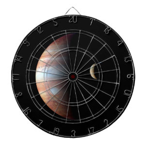Tabla Dardos Júpiter Planeta Gigante Gasoso & Io Lua Galileana