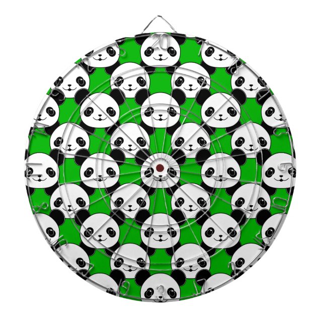Tabla Dardos Kawaii Panda Bear Pattern (Frente)