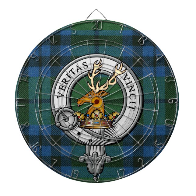 Tabla Dardos Keith Crest e Tartan (Frente)