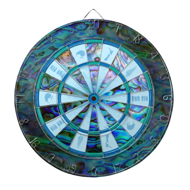 TABLA DARDOS KIWI NEOZELANDÊS PAUA (Frente)