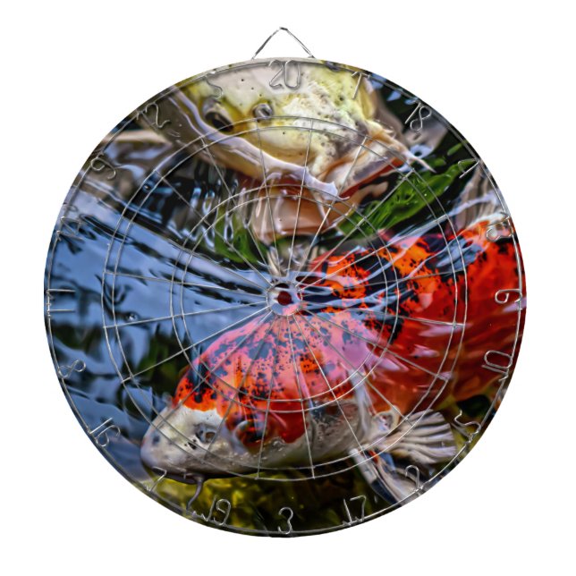 Tabla Dardos Koi Fish Pond Japonês (Frente)