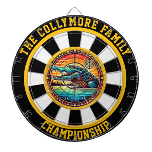 Tabla Dardos Lago Crocodile Bullseye Design