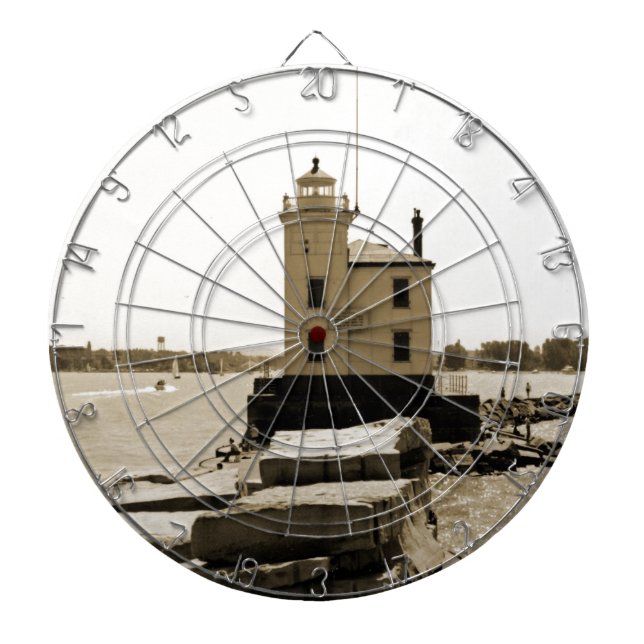 Tabla Dardos Lago Erie Lighthouse (Frente)