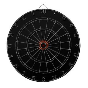 Tabla Dardos Laranja Fiery Eclipse Black Hole Dart Board