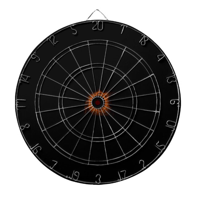 Tabla Dardos Laranja Fiery Eclipse Black Hole Dart Board (Frente)