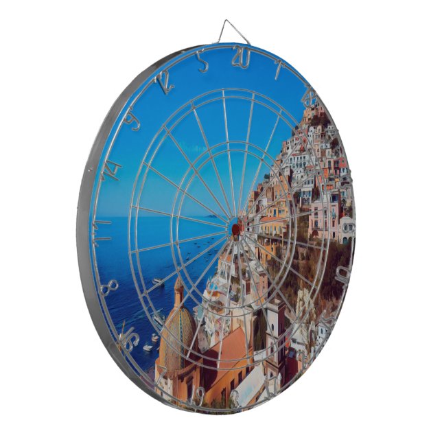Tabla Dardos ldp POSITANO - Costa Amalfi - Panorama (Frente Esquerda)