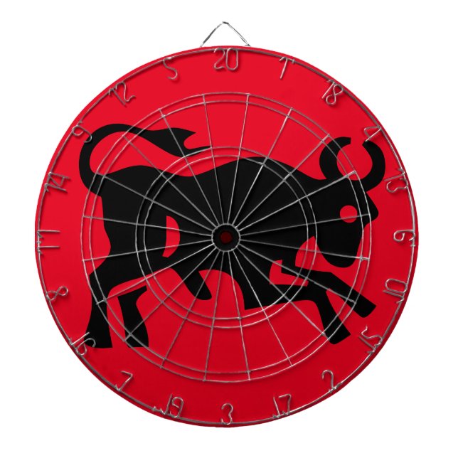 Tabla Dardos Legal Bull visual Black Bulleting (Frente)