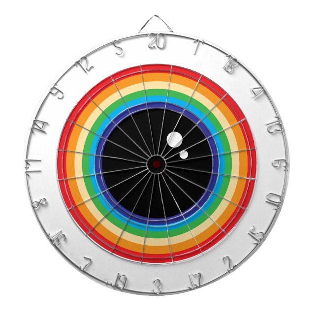 Tabla Dardos Legal Rainbow Eyeball (Frente)
