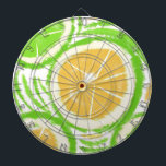 Tabla Dardos Lemon Limão Lemonade Swirl Tie Dye<br><div class="desc">Tie Dye Lemon Pattern</div>