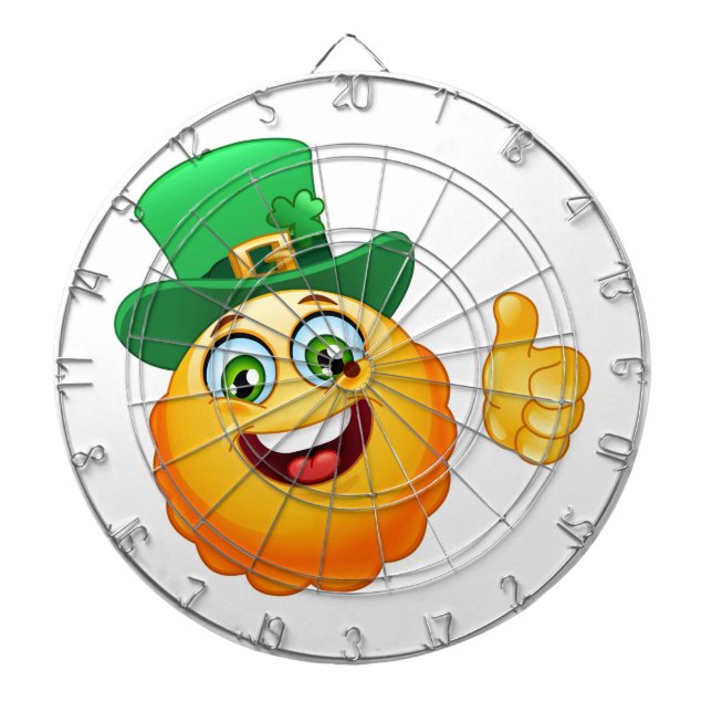 Tabla Dardos leprechaun emoji (Frente)