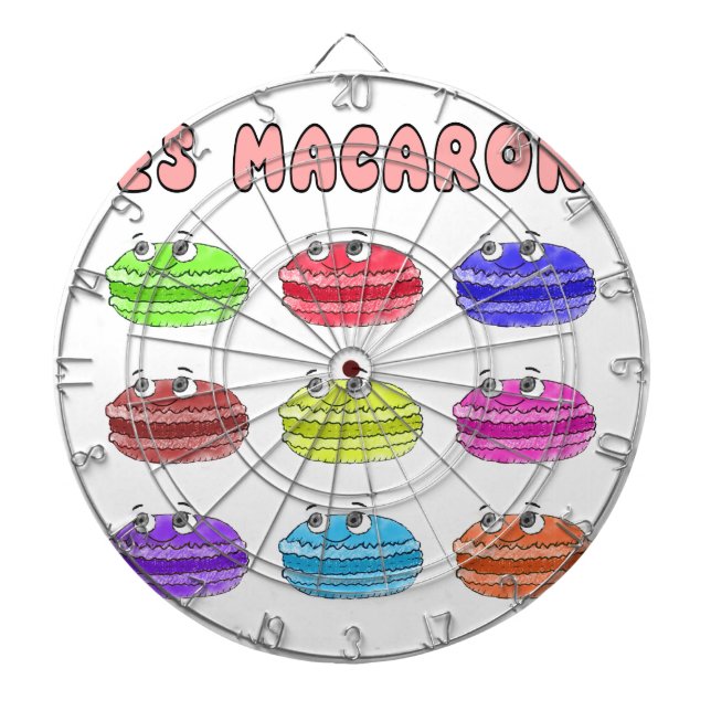 Tabla Dardos Les Macarons — Cartoon (Frente)