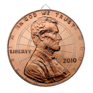 TABLA DARDOS LINCOLN PENNY