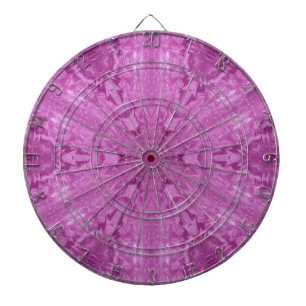 Tabla Dardos Linda menina rosa rendas caleidoscópicas Padrão