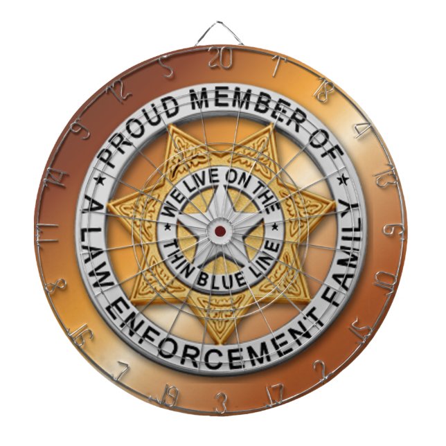 Tabla Dardos Linha Azul Fino (Frente)