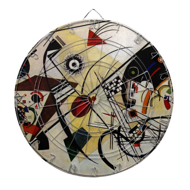 Tabla Dardos Linha Transversal Sem Partida do Kandinsky (Frente)