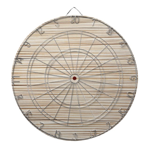 Tabla Dardos Linhas marrons abstratas fofas design (Frente)