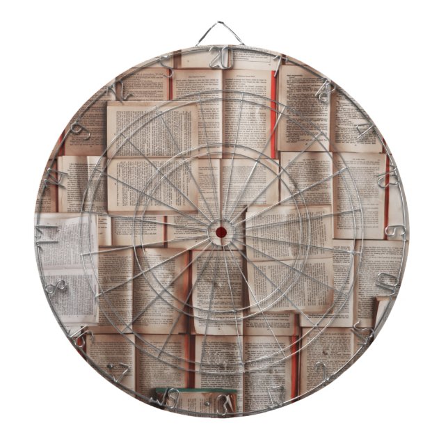 Tabla Dardos Livros Vintage (Frente)