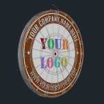 Tabla Dardos Logotipo personalizado personalizado e placa de da<br><div class="desc">Cores e fontes personalizadas - Design a sua própria placa de dardo personalizada com o logotipo e nome da sua empresa no site ou Promocional profissional de texto personalizado Dartboards / presentes - Adicione seu logotipo - Imagem - Foto ou código QR / nome - Empresa/site ou telefone, e-mail /...</div>