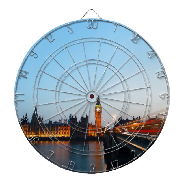 Tabla Dardos Londres à noite (Frente)