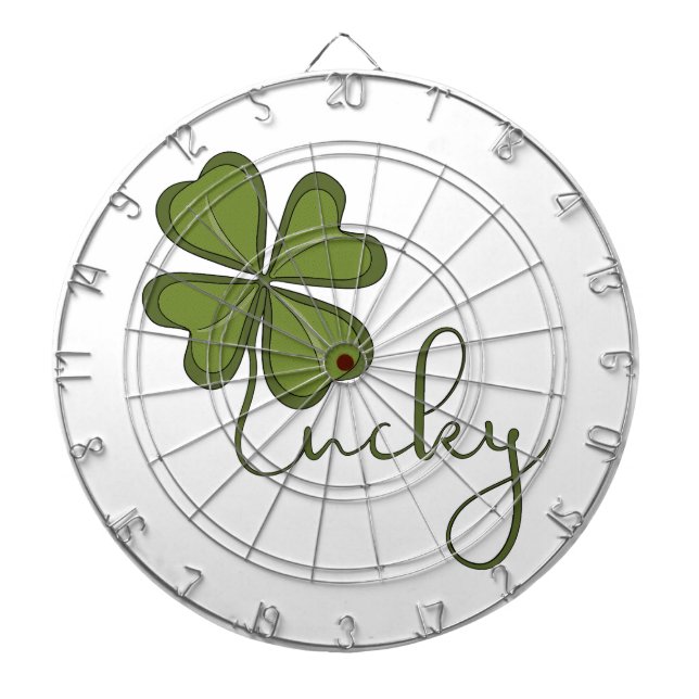 Tabla Dardos Lucky Four Folha Clover (Frente)