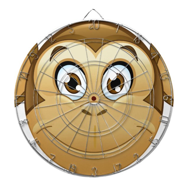 Tabla Dardos macaco emoji (Frente)
