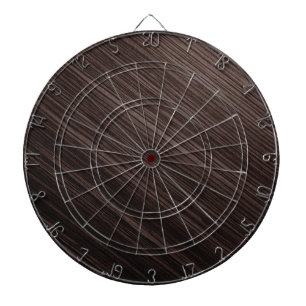 Tabla Dardos Madeira de Mahogany Luxuosa - Olhar para o fundo