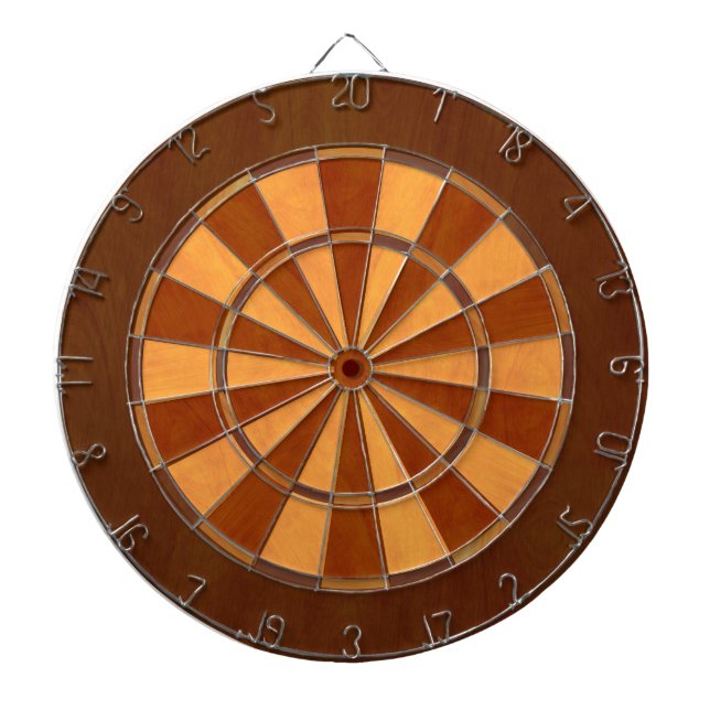 Tabla Dardos Madeira do falso embutida (Frente)