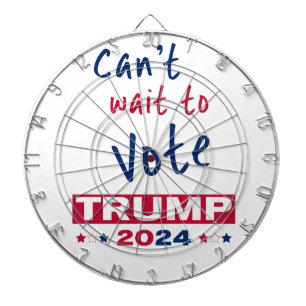 Tabla Dardos Mal posso esperar para votar no TRUMP 2024