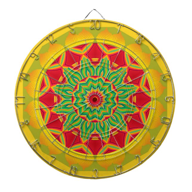 Tabla Dardos Mandala Dart Board (Frente)