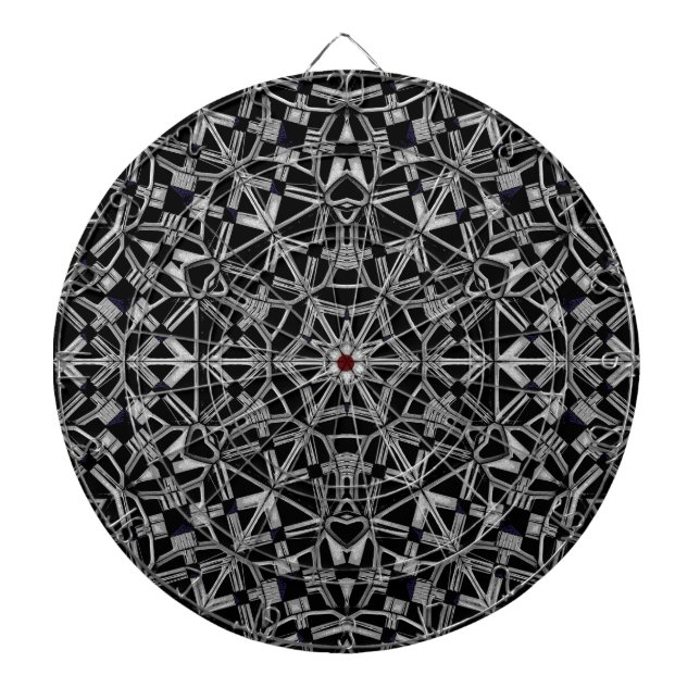 Tabla Dardos Mandala Industrial (Frente)