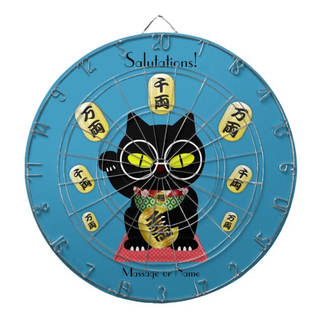 Tabla Dardos Maneki Neko Lucky Poilue (Frente)