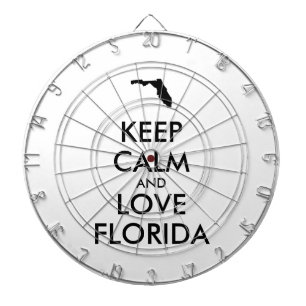 Tabla Dardos MANTER CALM e AMAR FLORIDA personalizável