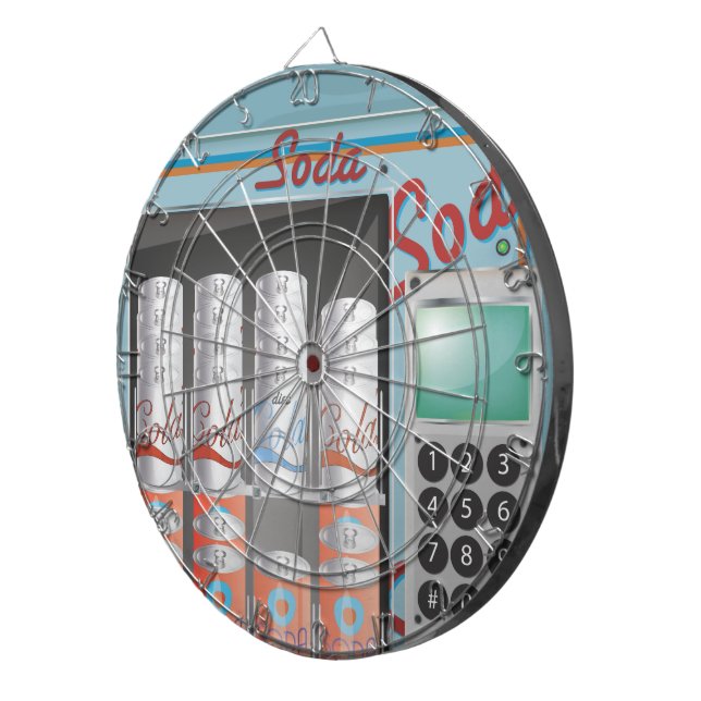 Tabla Dardos Máquina de Vendação (Frente Direita)