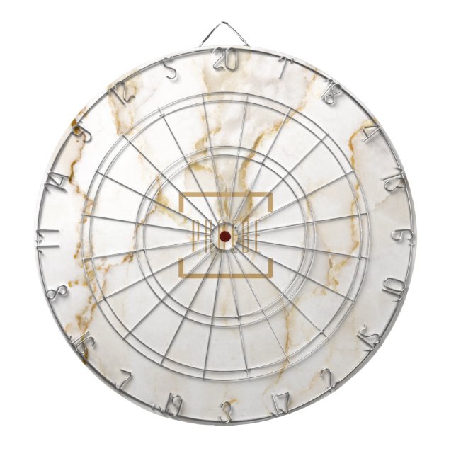 Tabla Dardos Marble de Efeito Dourado do Nome Personalizado Mod (Frente)