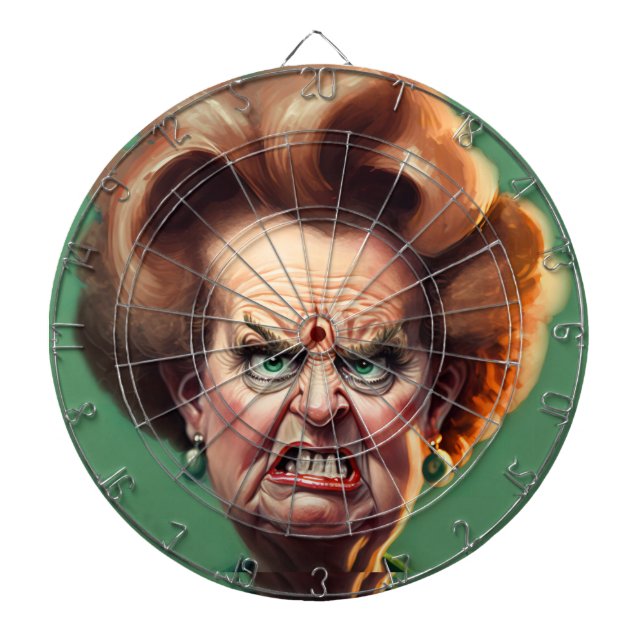 Tabla Dardos Margaret Thatcher Dartboard (Frente)