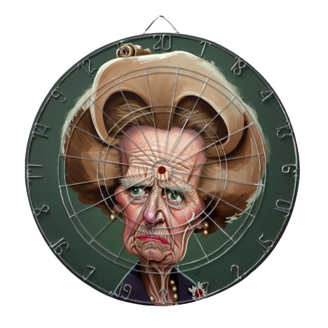 Tabla Dardos Margaret Thatcher Dartboard 2 (Frente)