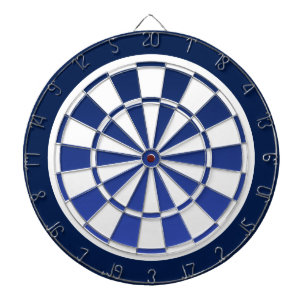Tabla Dardos marinho azul esmaecido e prancheta branca