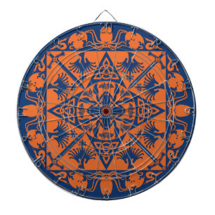 Tabla Dardos Marinho Azul Laranja Celular Fantasia Medieval Pai