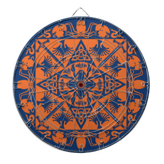 Tabla Dardos Marinho Azul Laranja Celular Fantasia Medieval Pai